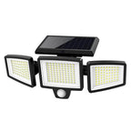 Three-Leaf Solar Wall Light