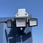 Three-Leaf Solar Wall Light
